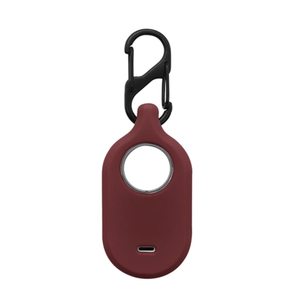Locator Cover Stötsäkert mjukt case Tvättbart hölje Skal Antilost Protector för Smarttag 2 Tracker Wine red