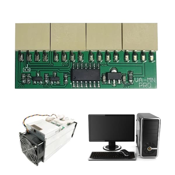 Kjølevifteemulator 4-pinners viftekontroller 3000PRM-8400RPM for S19 D9