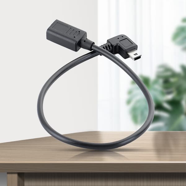 Mini USB-kabel till USB snabb dataladdningskabel för MP3 MP4-spelare bil