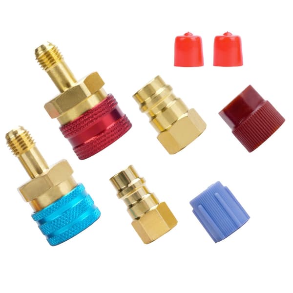 R1234YF lynkobling, R1234yf til R134a adapter høj lav konvertering
