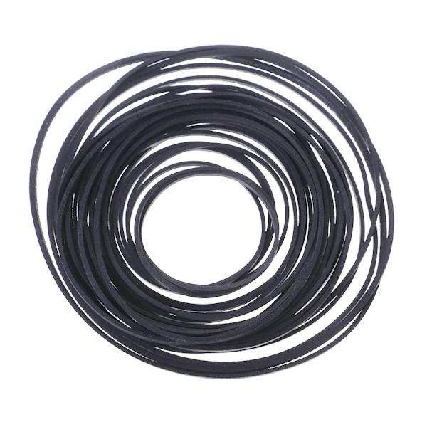 50 st/påse 1 mm Universal Mix Kassett Band Maskinbälten Diverse Vanligt platt gummibälte 45-130 mm för inspelare Walkman