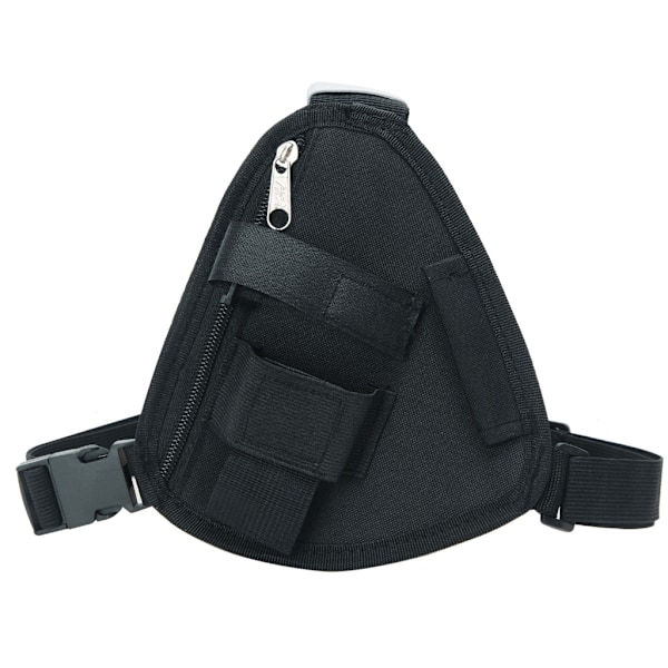 Taktisk sele med justerbar rem för UV5R UV82 Walkie-Talkie Tvåvägsradio Axel Bröst Front Pack Ficka-Hölster