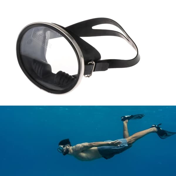 Professionell dykmask oval form klar panoramadykarglasögon