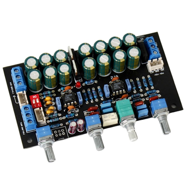 JJRC5532 OP AMP Preamp Amplifier Tone Board Diskant Mellanbas Volymkontrollton