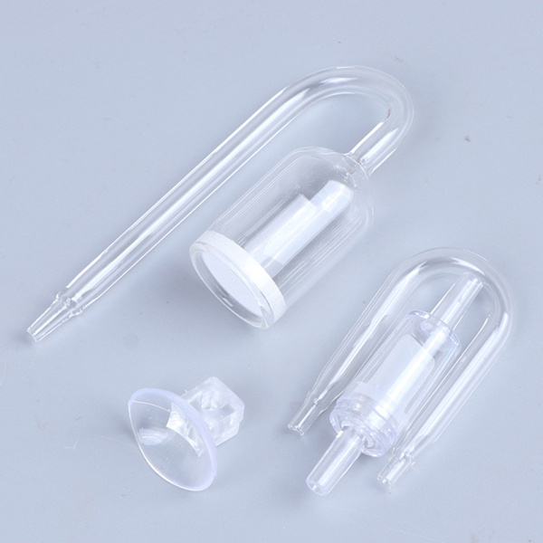 CO2-diffusor 4 stk. til Nano Kit Transparent Glas Øger CO2-mætning Black