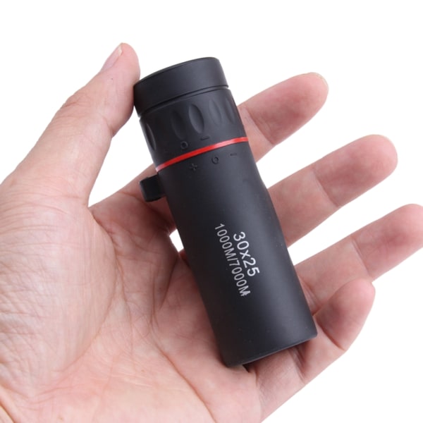 Mini Pocket Monocular Telescope 30x25 Monoculars Handheld Optik Teleskop för utomhuscamping-vandring Resande Jakt