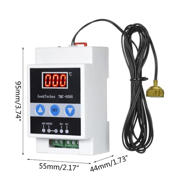Sensortermostat ADC 110-240V Digital LED Temperaturkontroller TMC-6000