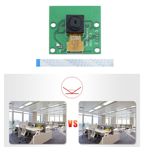 Mini Kameramodul 5MP 1080p Webcam Modul OV5647 Sensor med Fladkabel