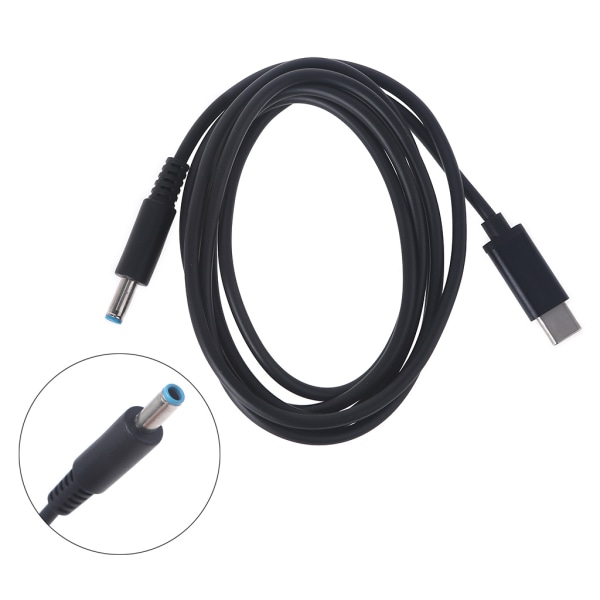 20V 3-5A Type-C Laderadapter for HP-Laptop Type-C PD Strømadapter Konverter til 4.5x3.0 for DC Plugg