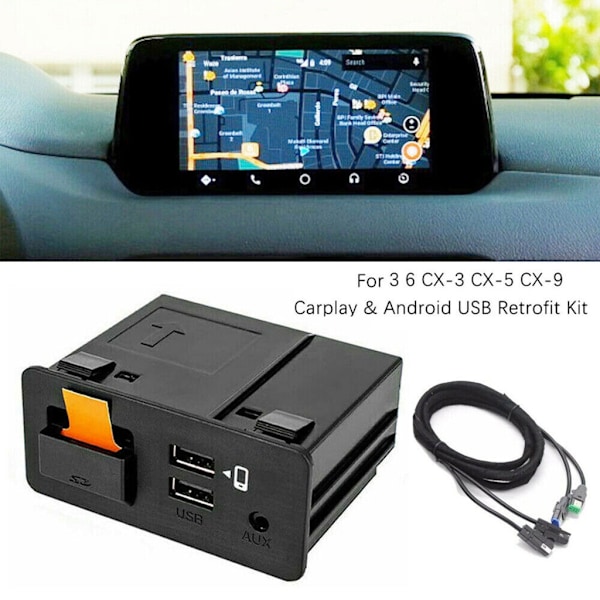TK78-66-9U0C Auto USB Adapter Hub Auto Retrofit- Kit USB Port Adapter Hub Kit