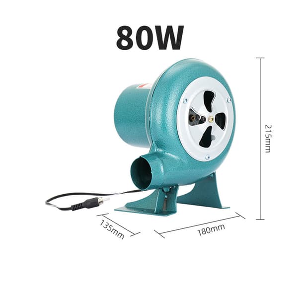 12VDC Elektrisk Smieblåser Kullstarter Røykervifte Multicolor 60 watts