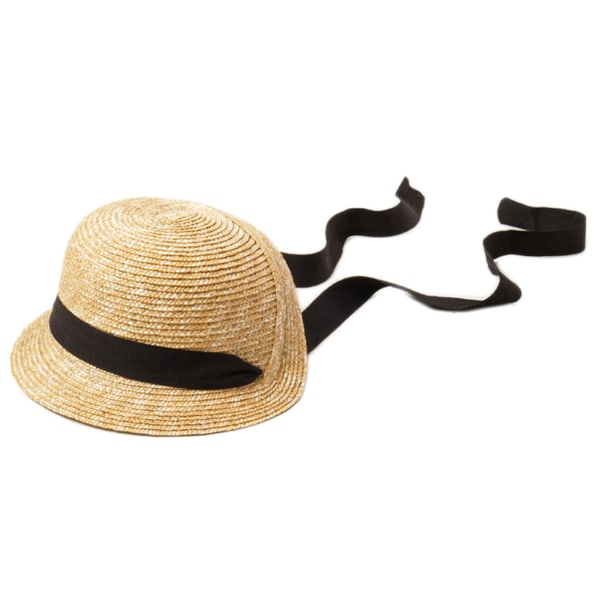 Solhat til børn Udendørs aktiviteter Hagestropper Justerbar Stråhat Piger Raffia Solhat Sommer Strand Kyst