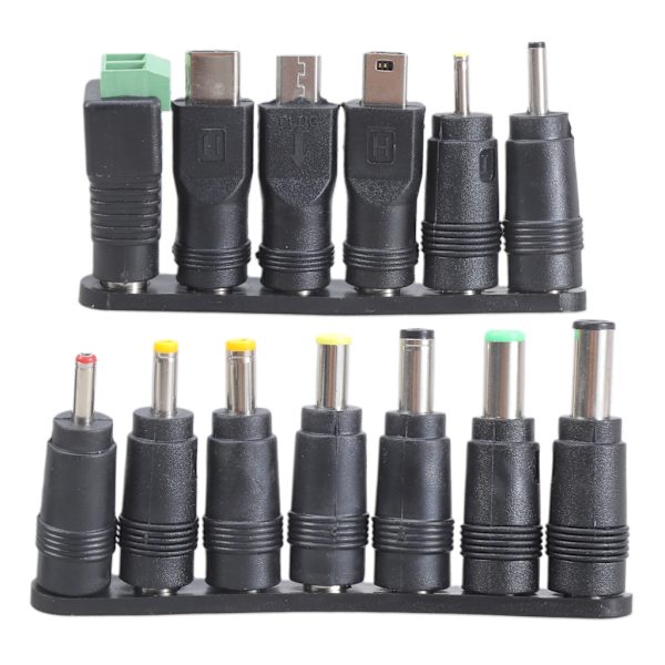 USB til DC5521 Strømkabel 5V DC5.5x2.1mm Ladekabel Inkluderer 13 Tips