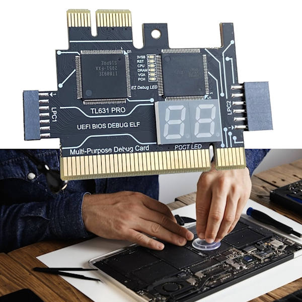 TL631 Computer Main Board Diagnostisk Kort Notebook Fejlfindingskort