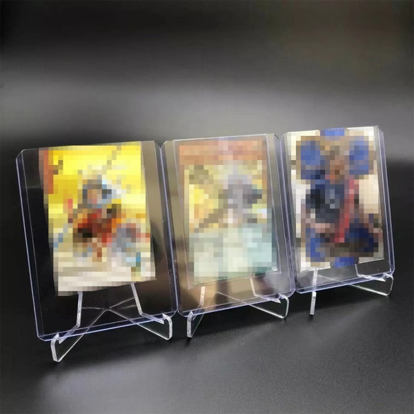 25 st/ set 3x4tum spelkort Ytterhylsor Skydd PVC-brädspel Trading Card Plast Collect Hållare Sportkort