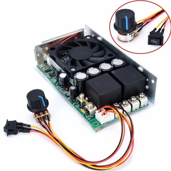 DC10-50V 100A 3000W PWM Motorvarvtalsregulator för borstad motor