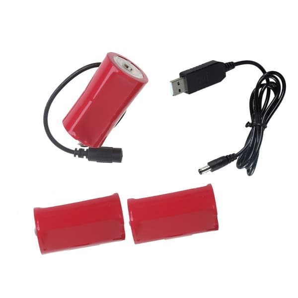USB 5V til 4.5V Konverter Kabel Batterieliminering til LR20 D Batteri Erstatning