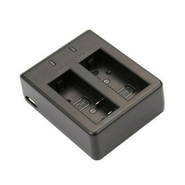 Batteriladdare för EKEN SJ4000/H9R kameror Power för laddning Två batterier samtidigt Flera skydd