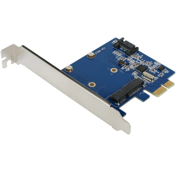 Stationär dator PCIExpress X1 till MSATA SATA3.0 expansionsadapterkort
