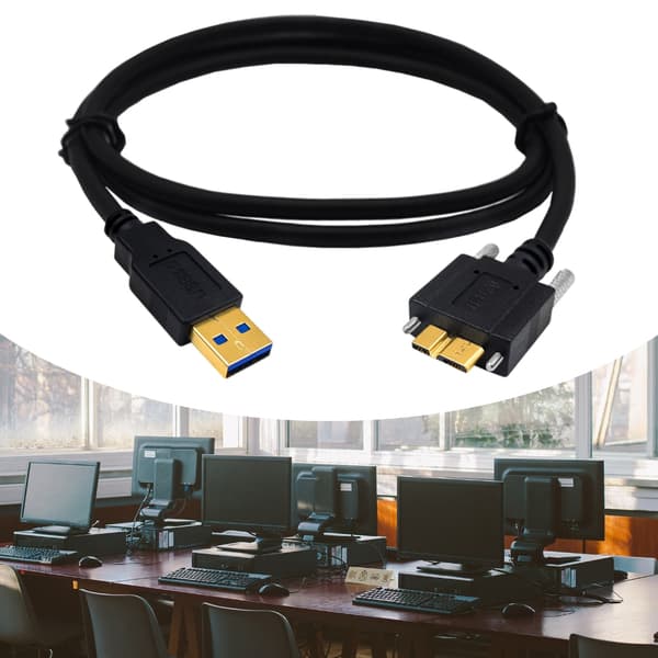 Nopea USB3.0 - B-kaapeli synkronointiin elektroniikkalaitteille