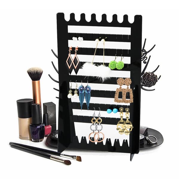 Smykke Display Opbevaringsstativ 7 Niveauer Øreringe Holder Organizer Stativ Hylde