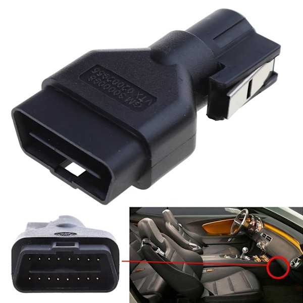 16-nastainen OBD2-skannerin diagnostiikkatyökalu auton OBD2-skanneriliitin Tech2:lle
