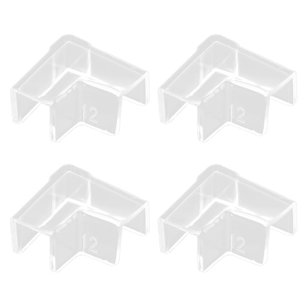 4 STK Fish Tank Edges Protector Clear Fish Tank Support Tools Clear Aquarium Fish Tank Glas Cover Protector Enkel installation 8mm