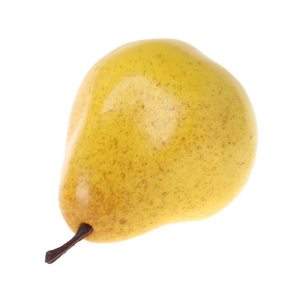 Konstgjorda päron med gren och gul hudsimulering falsk fruktprydnad för inredning i hemmet i sovrummet