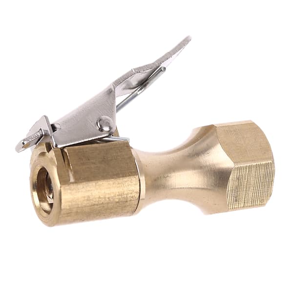 1/4\" Låsbar luftchuck helt i metall Mini luftkompressor däckpumpens ändanslutning