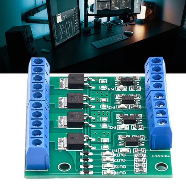 Kontrollerkort for Motor LED-lys 4-20V til 3.7-27V Driverkortmodul