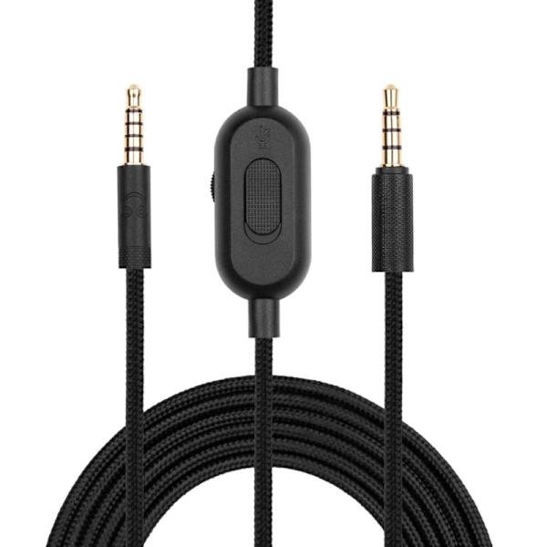 Peli 3,5 mm kuulokekaapeli sisäänrakennetulla äänenvoimakkuuden säätimellä ja mikrofonitoiminnolla, yhteensopiva G433/G233-kuulokkeille