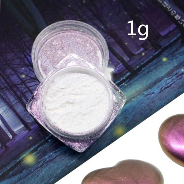 Perlepulver Pigment 9 Farver Multipurpose DIY Kunst og Håndværk Additiv