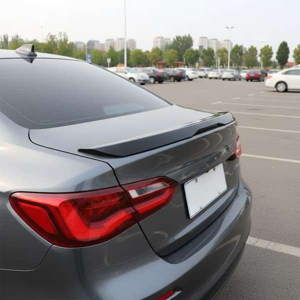 Intet værktøj nødvendigt ABS Auto Spoiler Strømlinet form Passer til de fleste biler SUV'er Lastbiler Carbon pattern