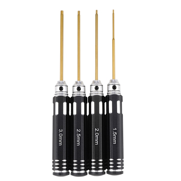 Oppgradert sekskant skrutrekker sett RC verktøy kit 1.5/2.0/2.5/3.0mm sekskant skrutrekker RC fjernkontroll modellbil reparasjonsverktøy