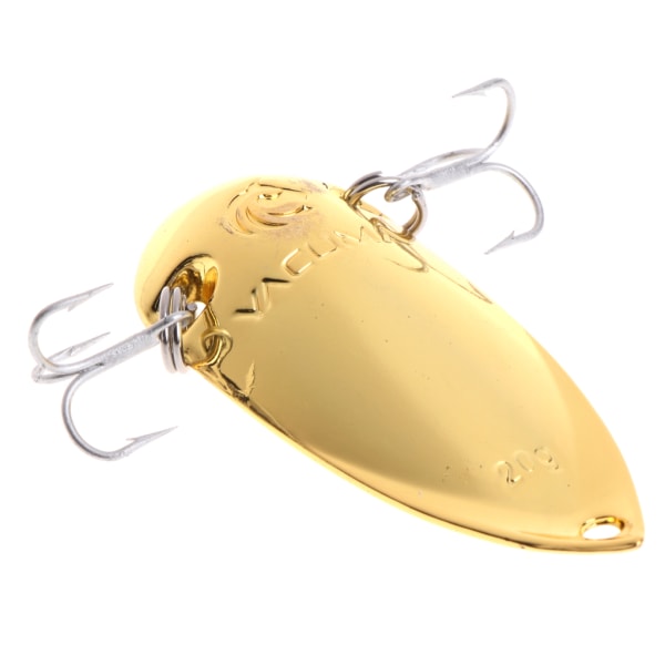 Fiskebete Lure Dubbla Krokar Sked Crankbaits Spinner Artificiell Cicada Tackle Gold 20g