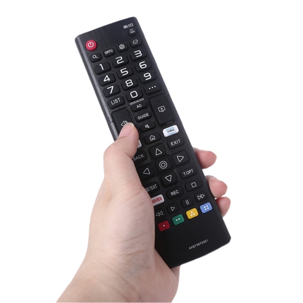 Akb75675301 Fjärrkontroll kompatibel med för Smart Tv Akb75675311 Akb75675304 43lm6300pub med Netflix Prime Movies