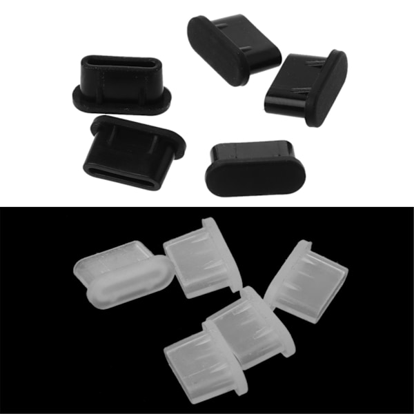 12 kpl Silikonisia USB C -pölysuojia, Type C -pölytulppia, Type C -pölysuojuksia