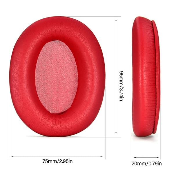 Ventilerte Støyisolerende Øreputer Memory Foam Øreputer for W800BT PLUS Black