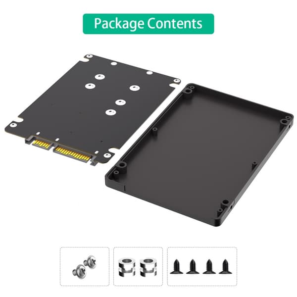 Dobbelt M.2 NGFF B+M Key til 2,5 tommer SSD kabinet M.2 SSD Harddisk Kabinet