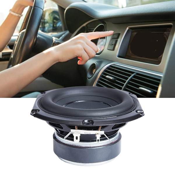 4-tums Subwoofer Högtalare HiFi Hemmabio Bas Högtalare 4ohm Högtalare