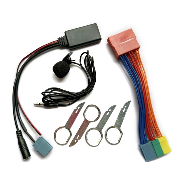 Bil 20-pinners ledningsnett Bluetooth-kompatibel Aux-inngangskabeladapter ledningsnett
