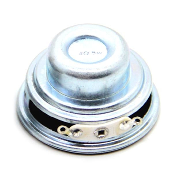 40 mm:n kaiutinyksikkö, kompakti 1,5 tuuman 4 ohmin 5 W:n kaiuttimen korvaus, monipuolinen metallikaiutinkomponentti kannettaville laitteille