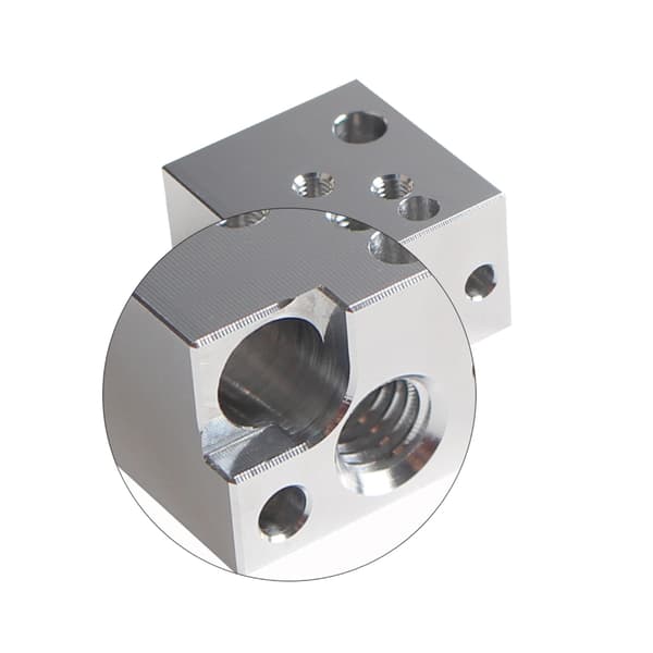 3D Printer Hotend Varmeblok Kompatibel med SV07 Ekstruder Printermodeller