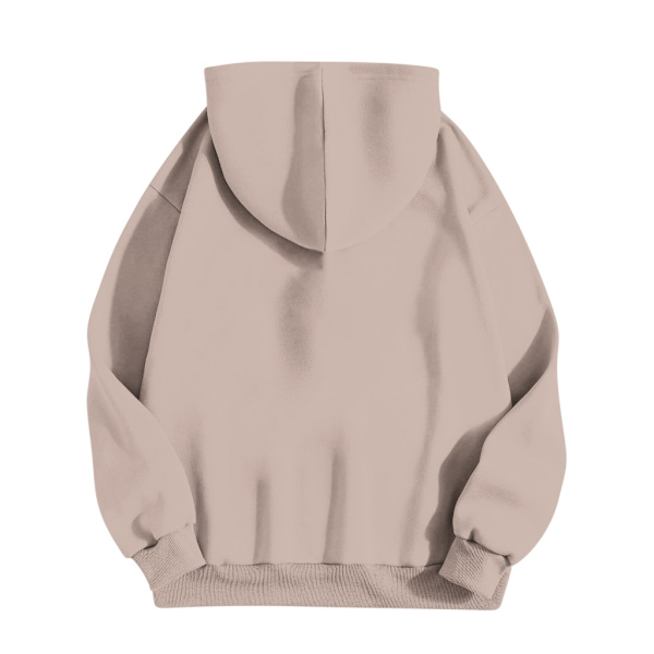 Stilfuld oversized sweatshirt med hætte til kvinder, efterår/vintertøj RE M
