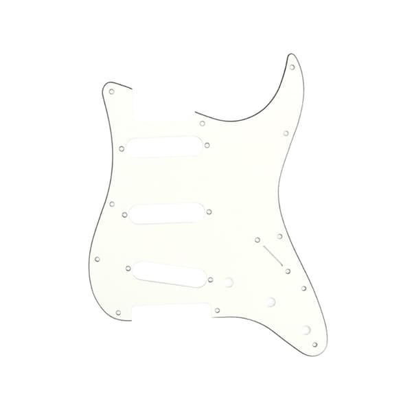 3-lagers 11-håls Plektrumskydd för Elgitarr Anti-Repa Pärlemor Platt Skydd för ST SQ Elgitarr Tillbehör