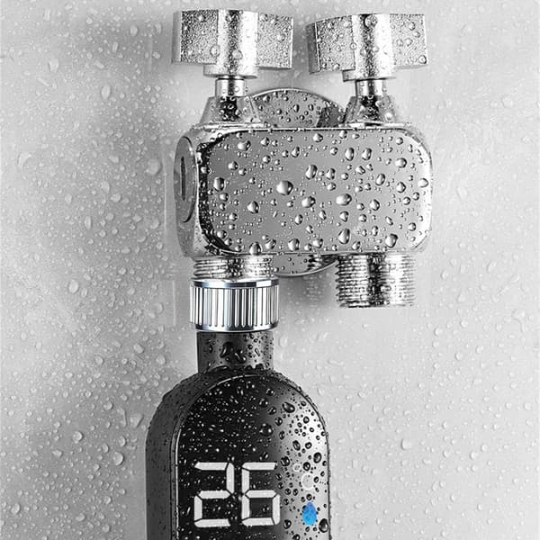 Smart LED-dusjtermometer for øyeblikkelig avlesning B