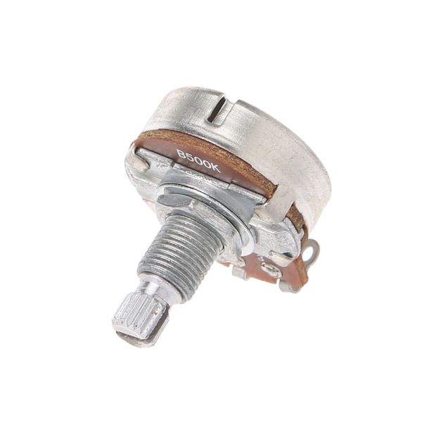 B500K Potentiometer Splined Pot Elgitarr Bas Effektförstärkare Ton Volym Del