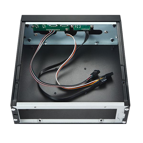 FH06 HTPC för Case Compact PC Gaming for Case Mini Desktop Chassi Dator Enkl