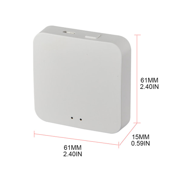 Trådlös Bluetooth-kompatibel Hub för Smart Home Bridge för Smart Hub APP Fjärrkontroll Ansluts med Tuya