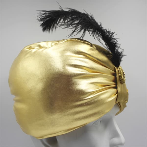 Tradisjonell hatt justerbar etnisk hodeplagg unisex kulturell hodebekledning